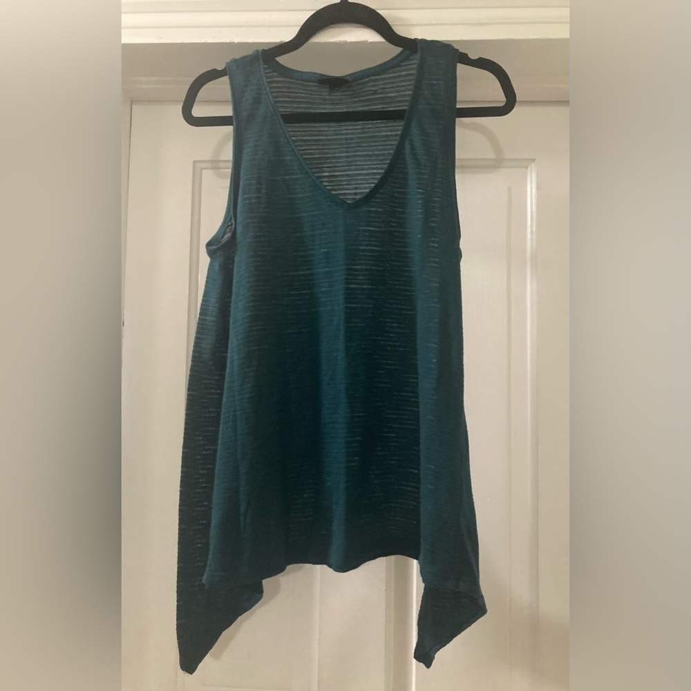 Massimo Women's Teal Sleeveless Tank Top Size Large